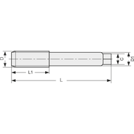 Hand-Gewindebohrer HSS-E DIN352 Satz M16 Grund-/Durchgang nitriert